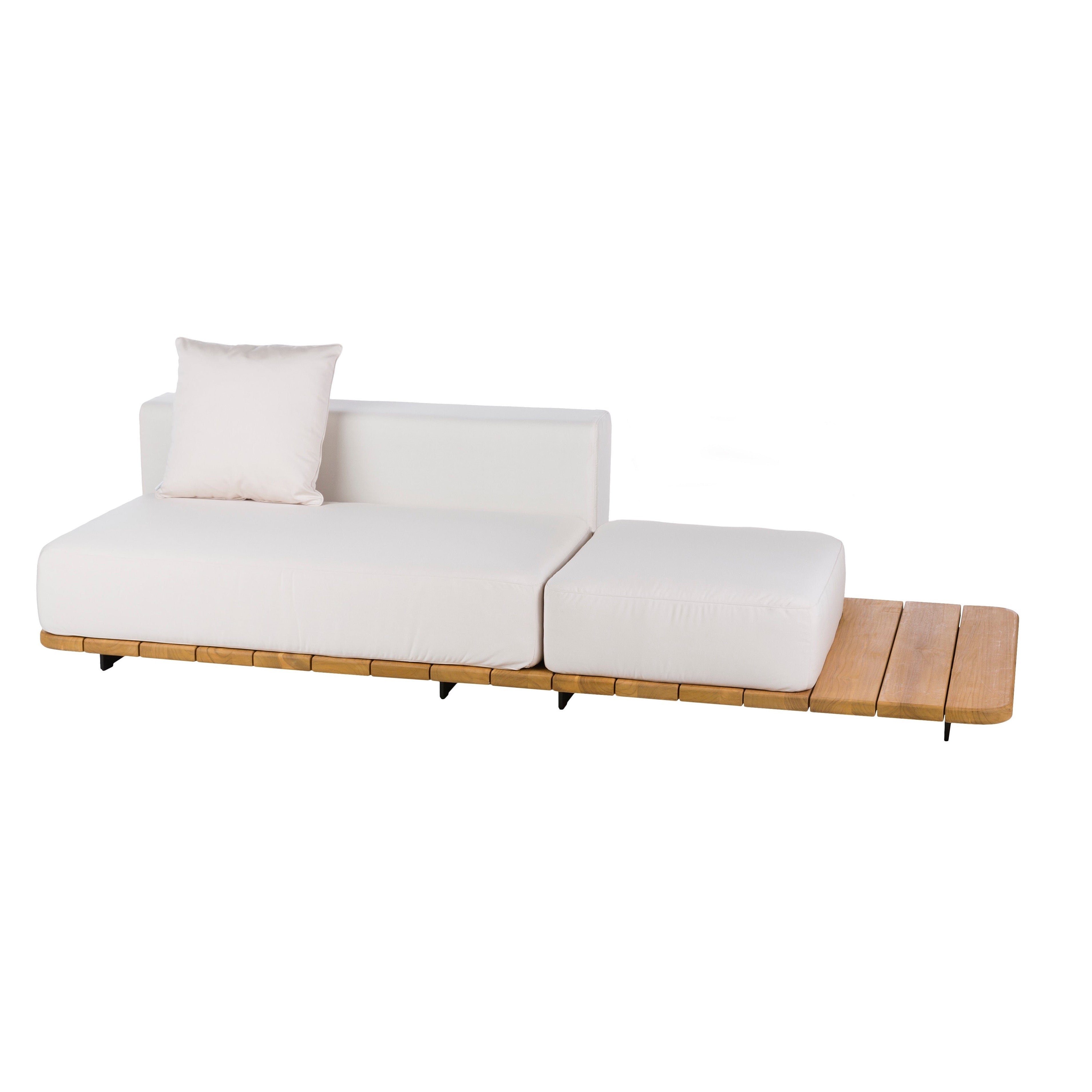 Point I Pal Zweisitzer mit Hocker und Ablage links