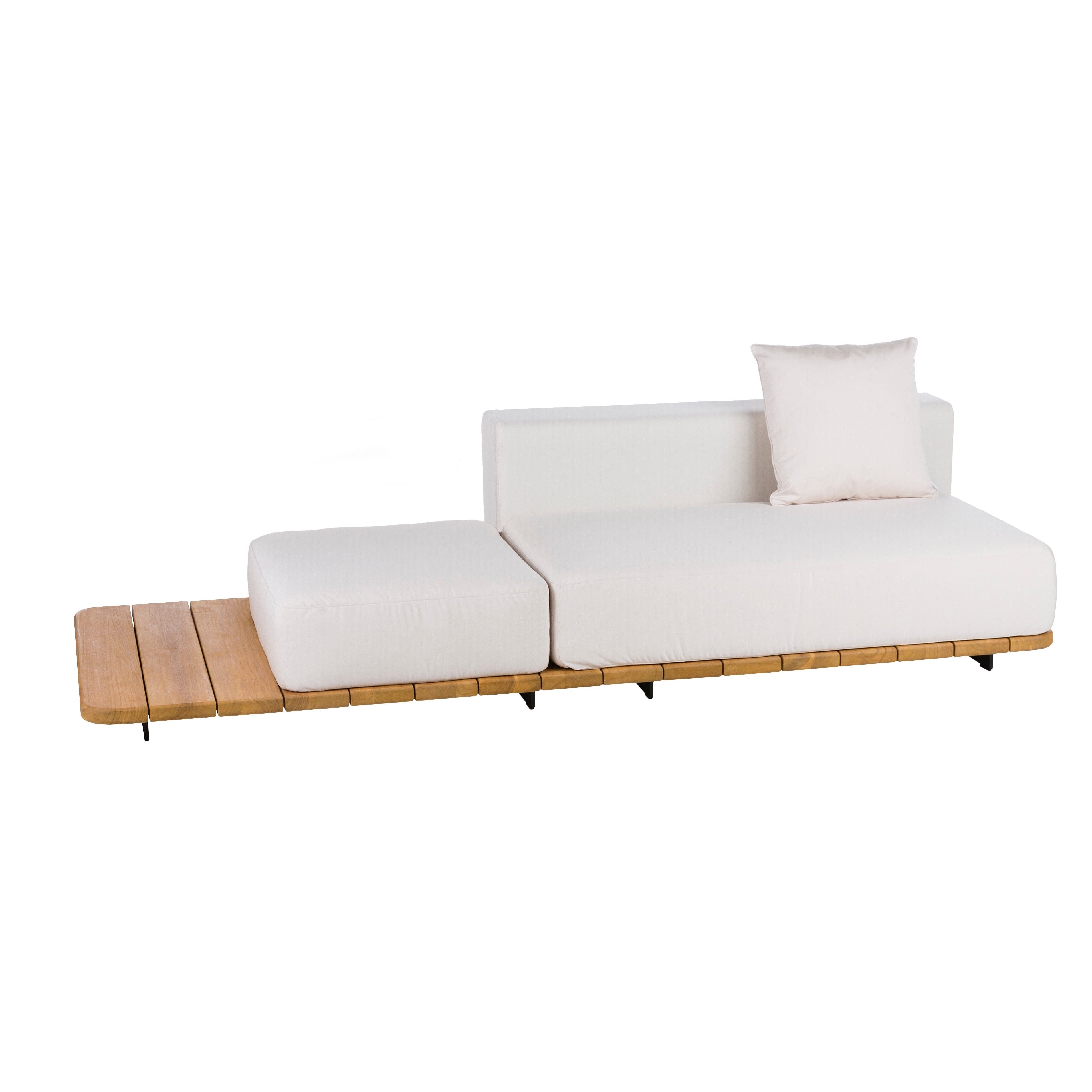 Point I Pal Zweisitzer mit Hocker und Ablage rechts