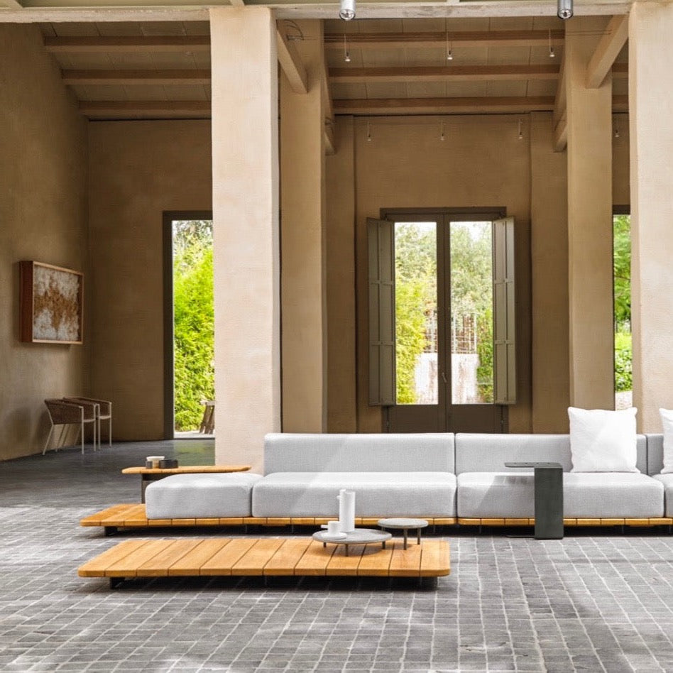 Point I Pal Zweisitzer mit Hocker und Ablage rechts