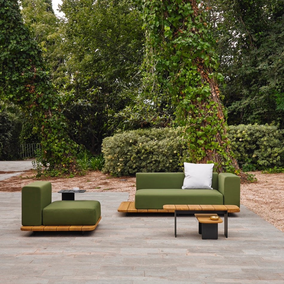 Point I Pal Zweisitzer Ecksofa links mit Ablage rechts