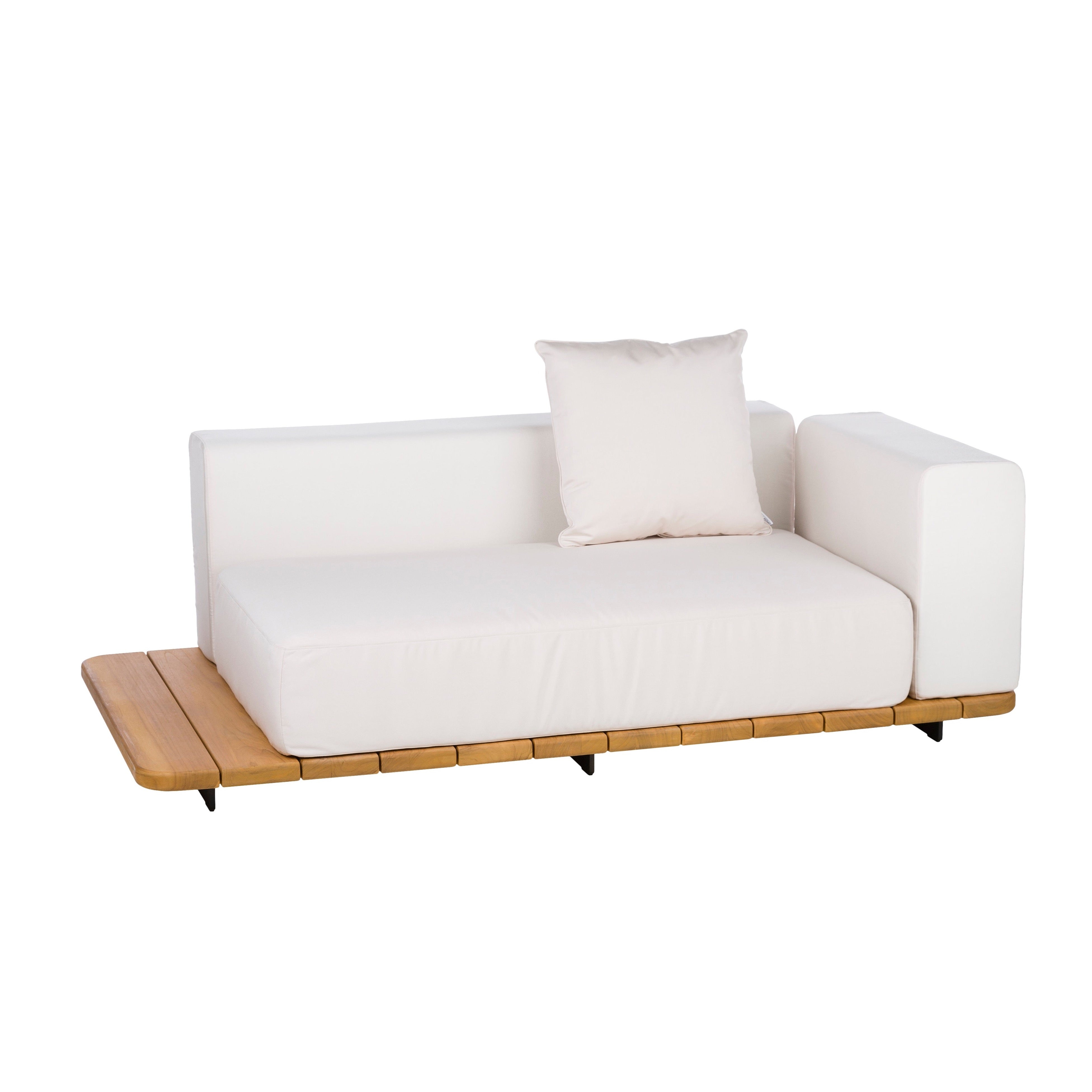 Point I Pal Zweisitzer Ecksofa links mit Ablage rechts