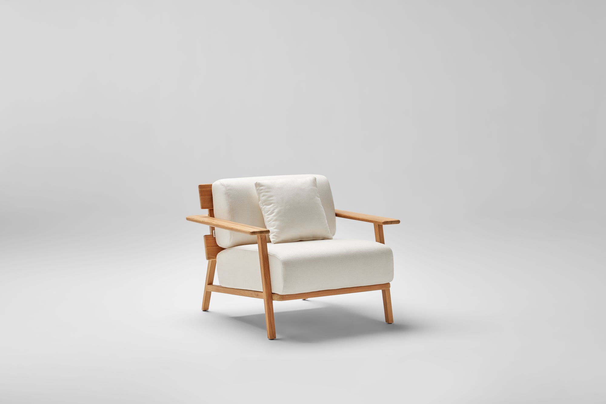 Point Parallel upholstered armchair