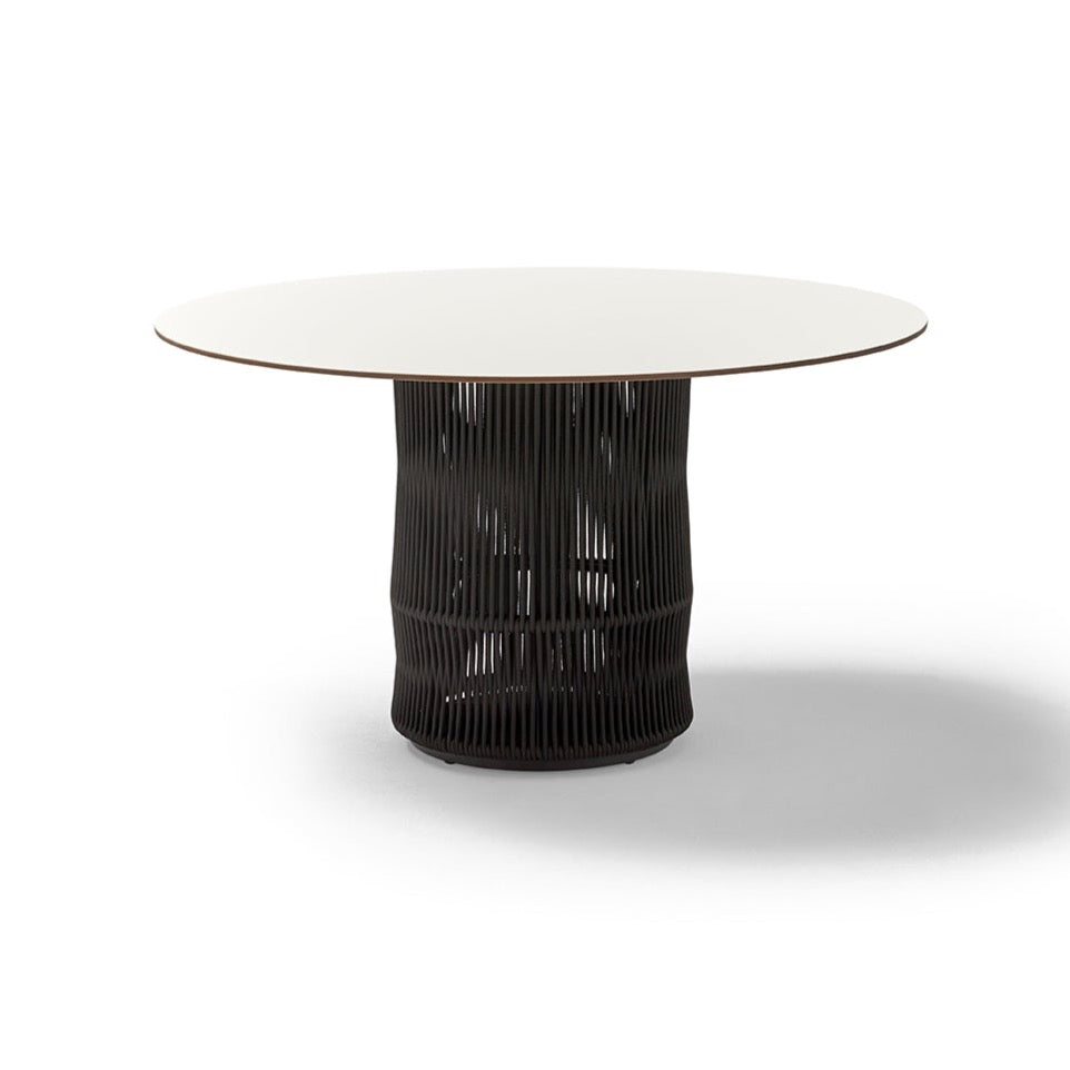 Point Weave dining table ø 120 cm