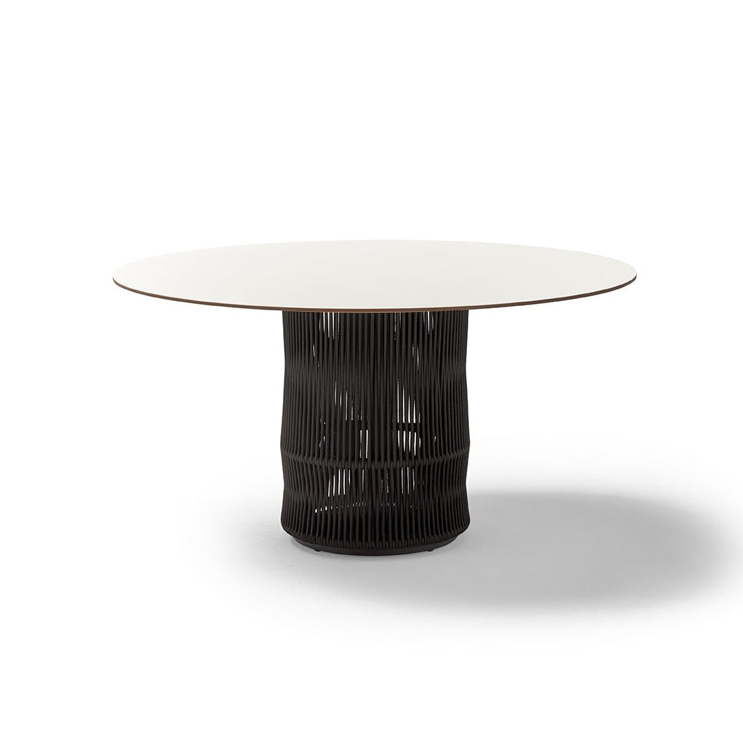 Point Weave dining table ø 130 cm