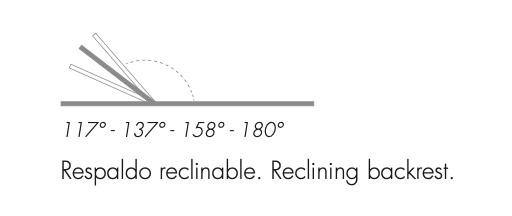 Gandia Blasco | Stack Sonnenliege stapelbar mit Armlehnen und Rädern