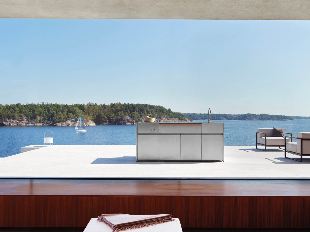 Röshults I Outdoor kitchen island closed