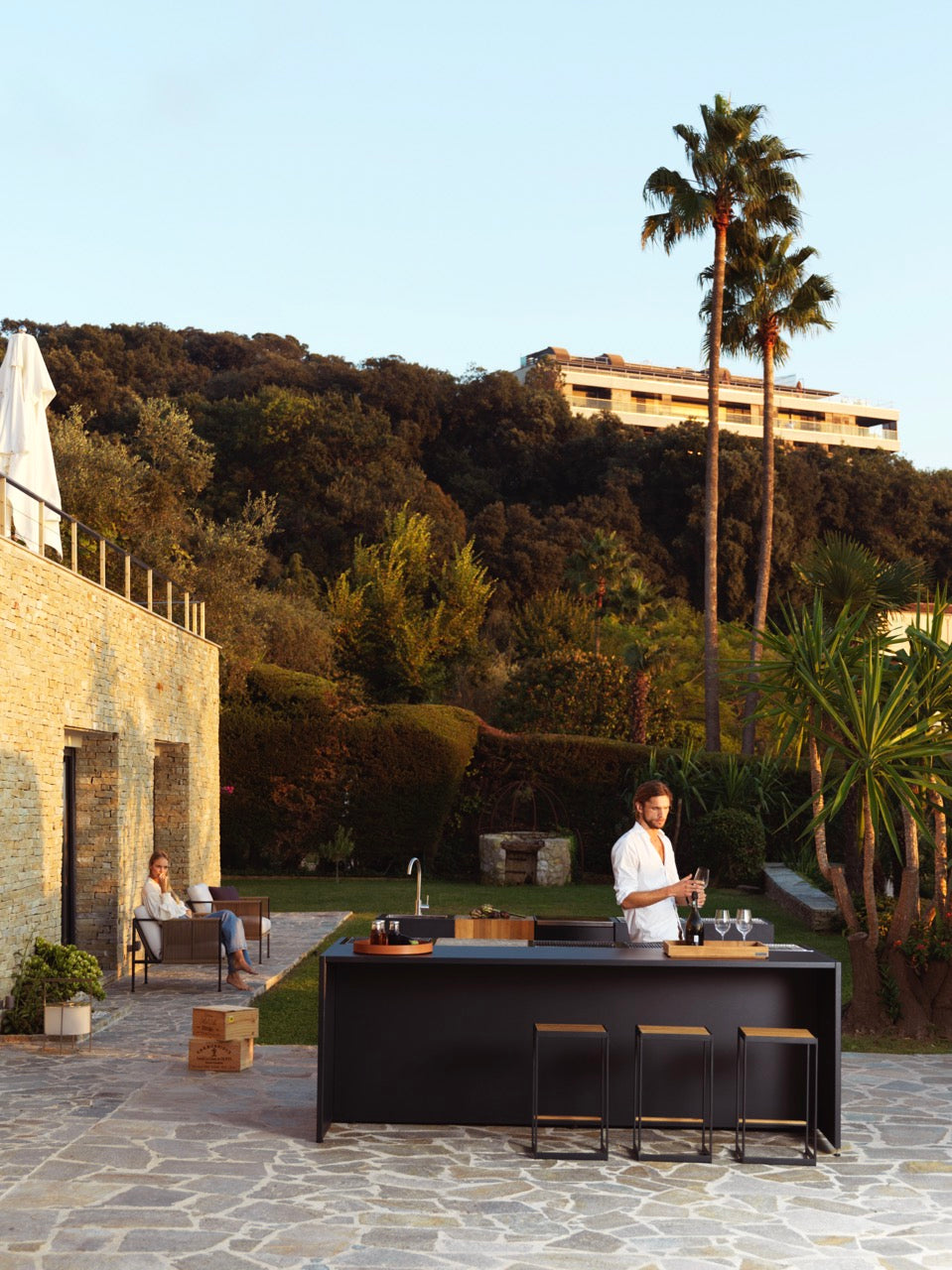 Röshults I Outdoor kitchen island closed