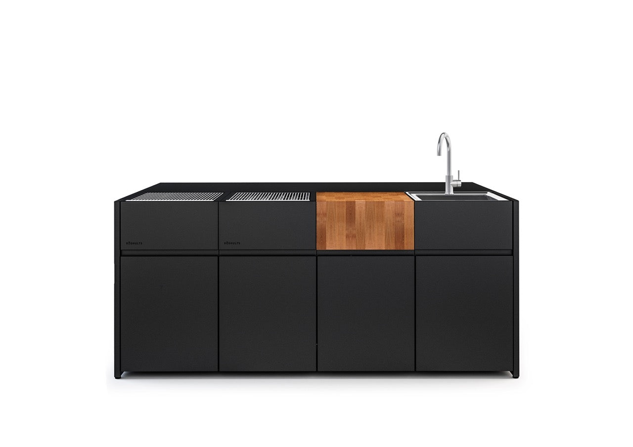 Röshults I Outdoor kitchen island closed