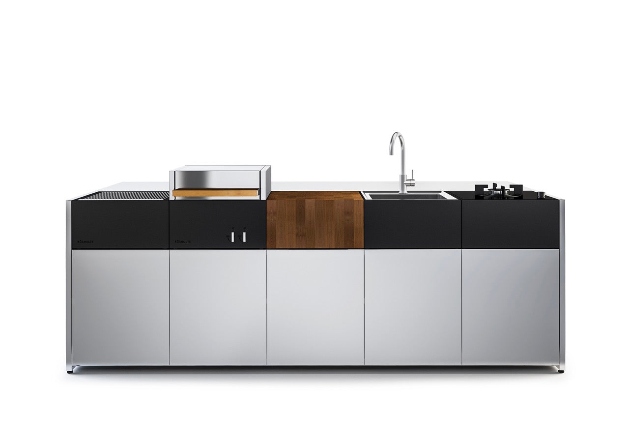 Röshults I Outdoor kitchen island closed