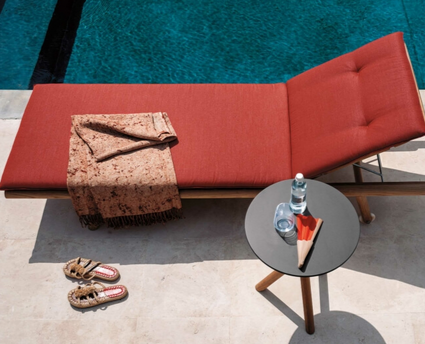 Roda Orson Sonnenliege mit Kissen