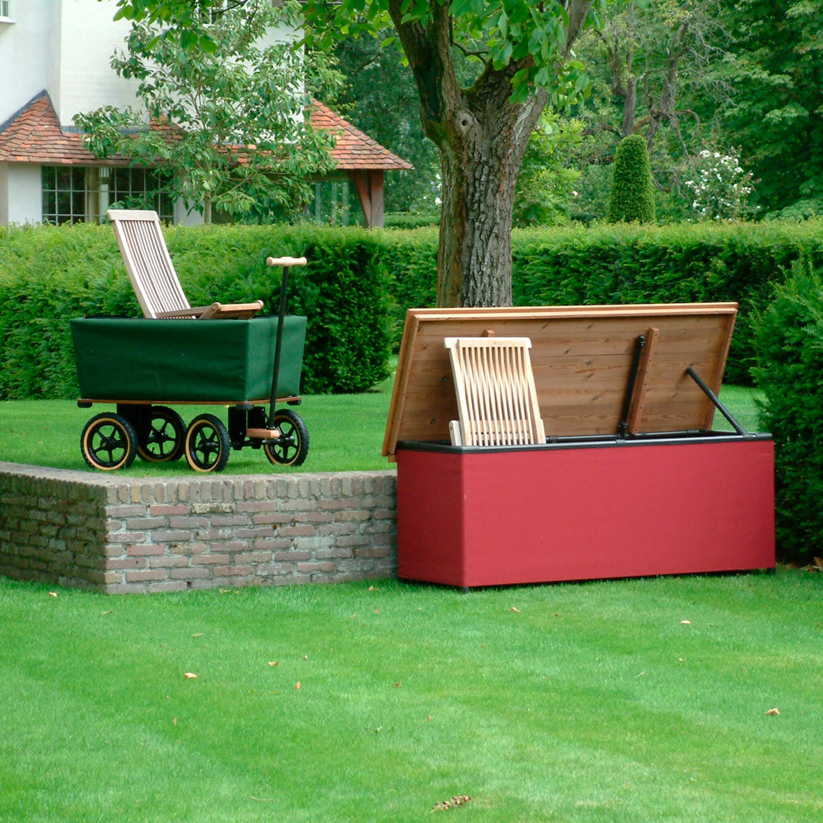 Chest'r Kissenbox – Tradewinds – Garten‑Stuhl