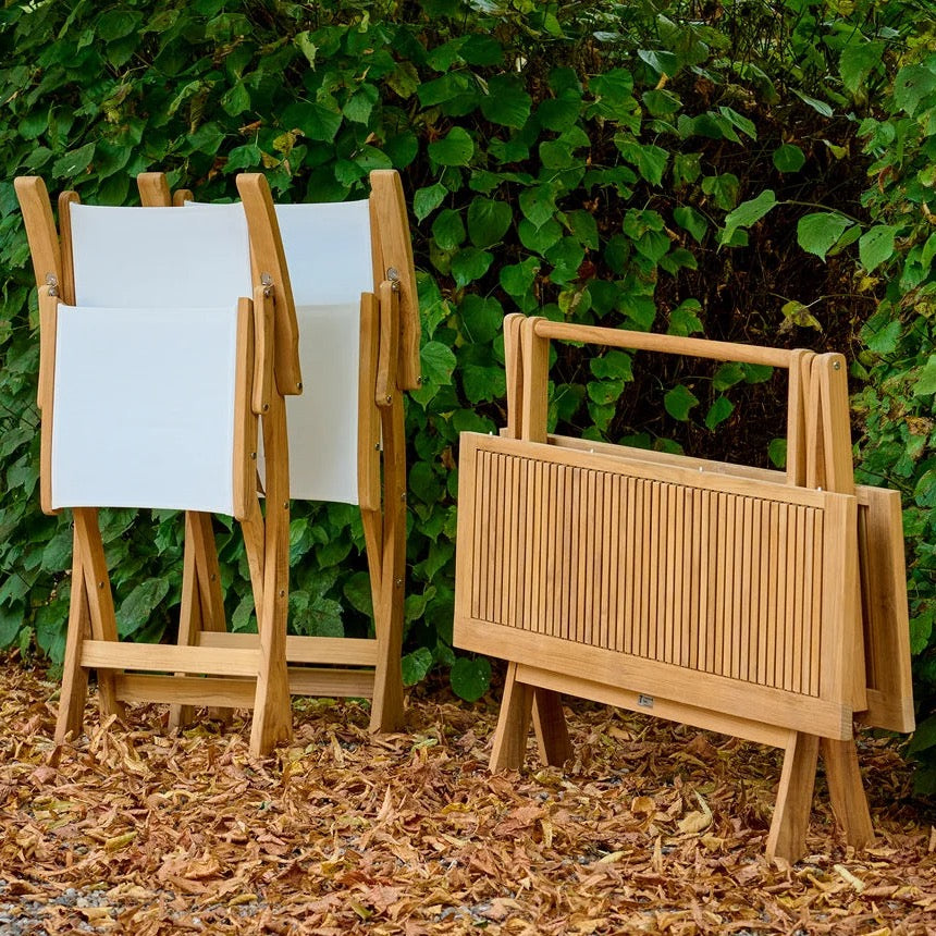 Traditional Teak I Sofia Esstisch klappbar 110 cm, rechteckig