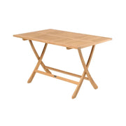 Traditional Teak I Sofia Esstisch klappbar, 120 cm, rechteckig