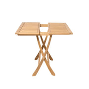 Traditional Teak I Sofia klappbarer Esstisch 70 cm, quadratisch