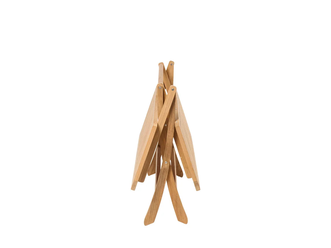 Traditional Teak I Sofia folding dining table 80 cm, square