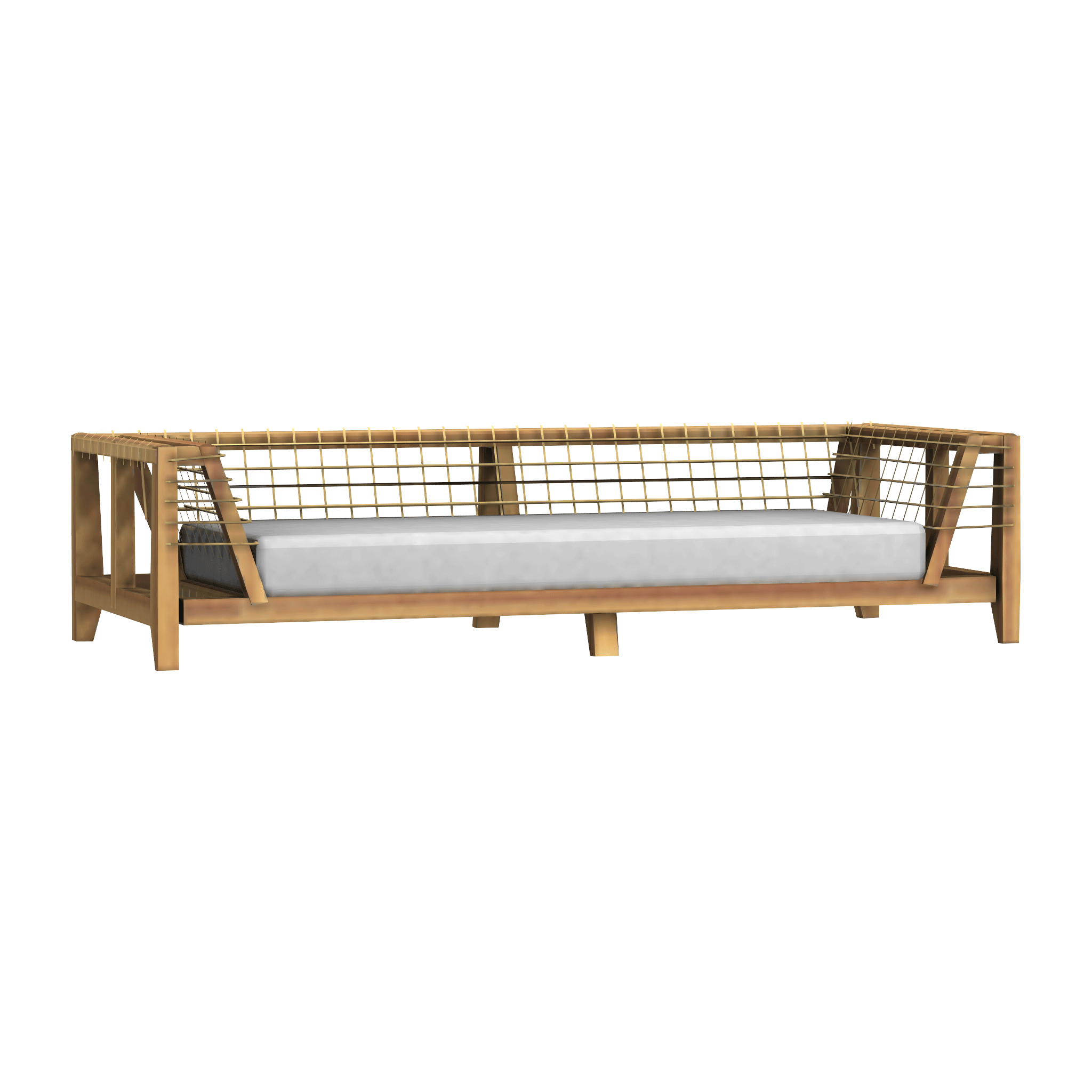 Unopiu I Synthesis Sofa Teakholz 260 cm