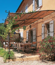 Unopiu I Solaire Bambusmatten-Set für gebogene Anbaupergola