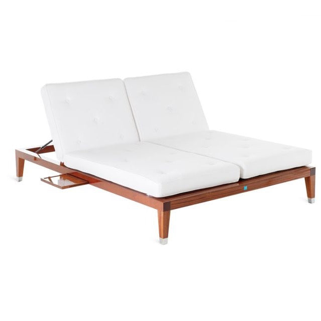 Unopiu I C'est la vie Doppelliege aus Mahagoni