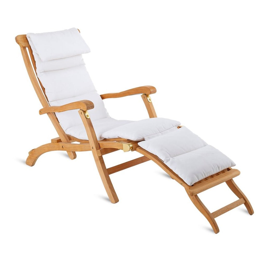 Unopiù Chaiselongue aus Teakholz Detail