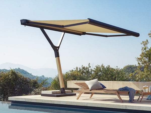 Awning parasol Salento with hand crank 