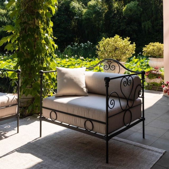 Aurora Gartensessel Unopiù Metall Design Gartenstuhl Terrasse