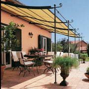 Unopiu I Solaire spring-operated roller blind for attached pergola