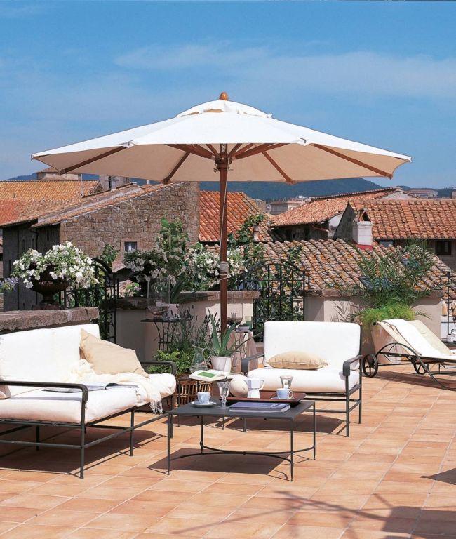 Unopiu I Lipari Parasol 350cm, round