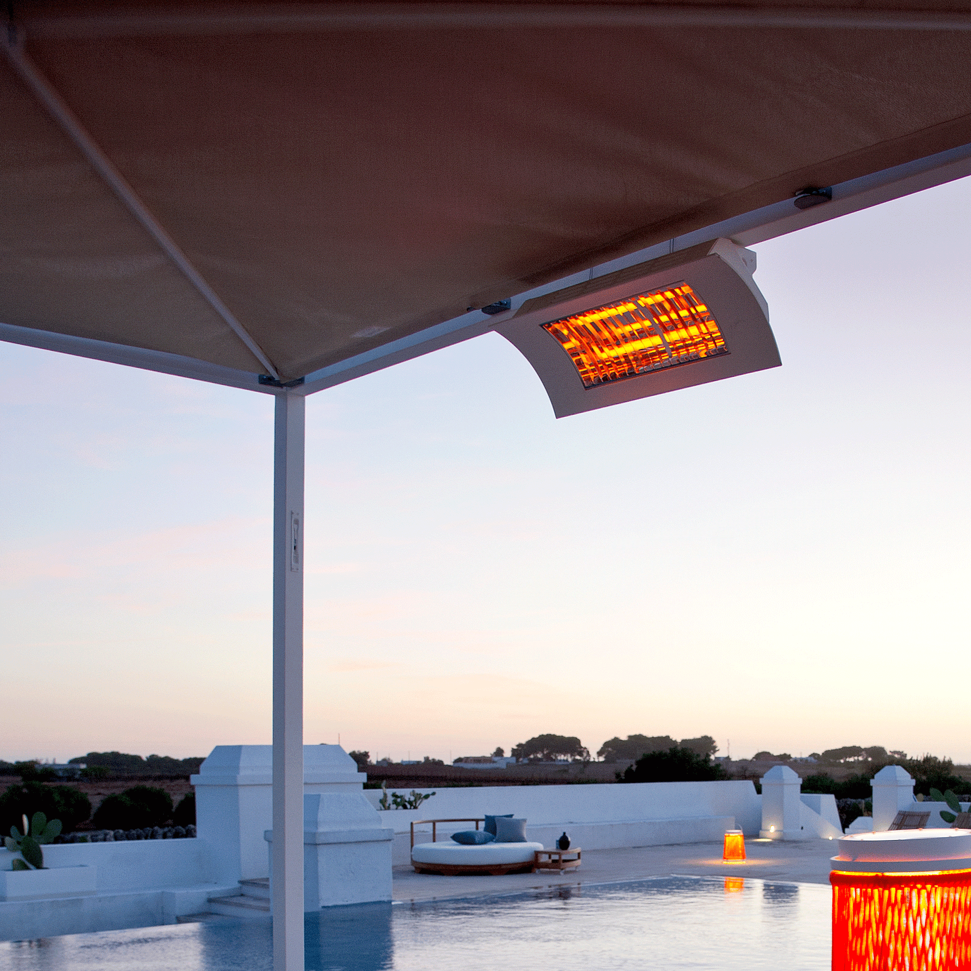 Unopiu Heizstrahler Hotty wärmt zu jeder Jahreszeit