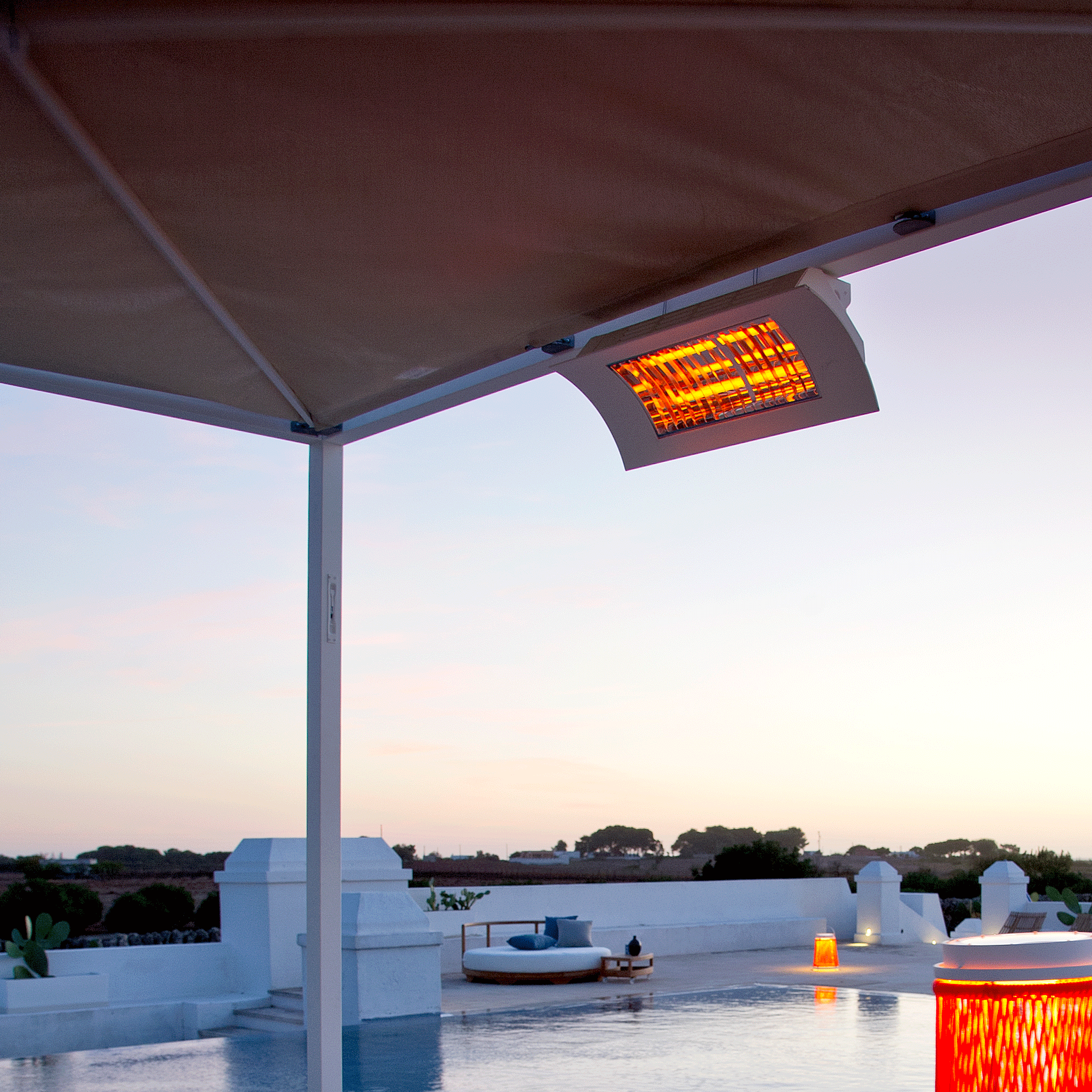 Unopiu Heizstrahler Hotty wärmt zu jeder Jahreszeit