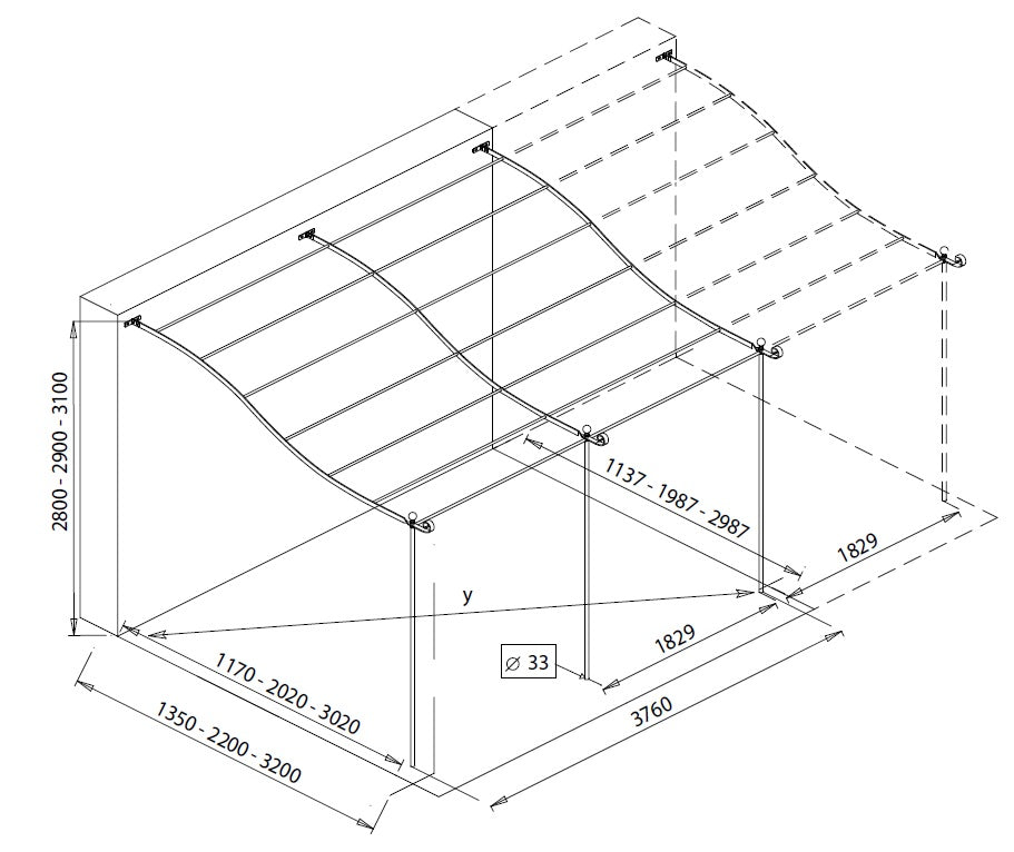 Unopiu Anbaupergola Solaire Erweiterungsmöglichkeiten
