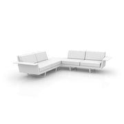 Vondom I Delta 4-Sitzer Lounge Ecksofa mit integriertem Tisch