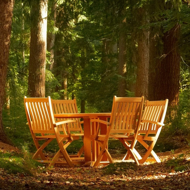 Traditional Teak I Victoria klappbarer Armlehnenstuhl