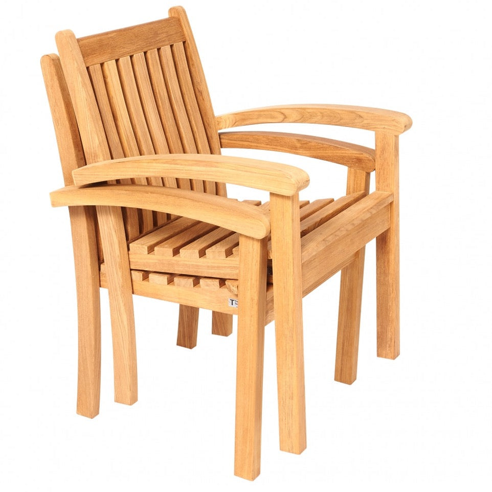 Traditional Teak I Victoria Stapelstuhl