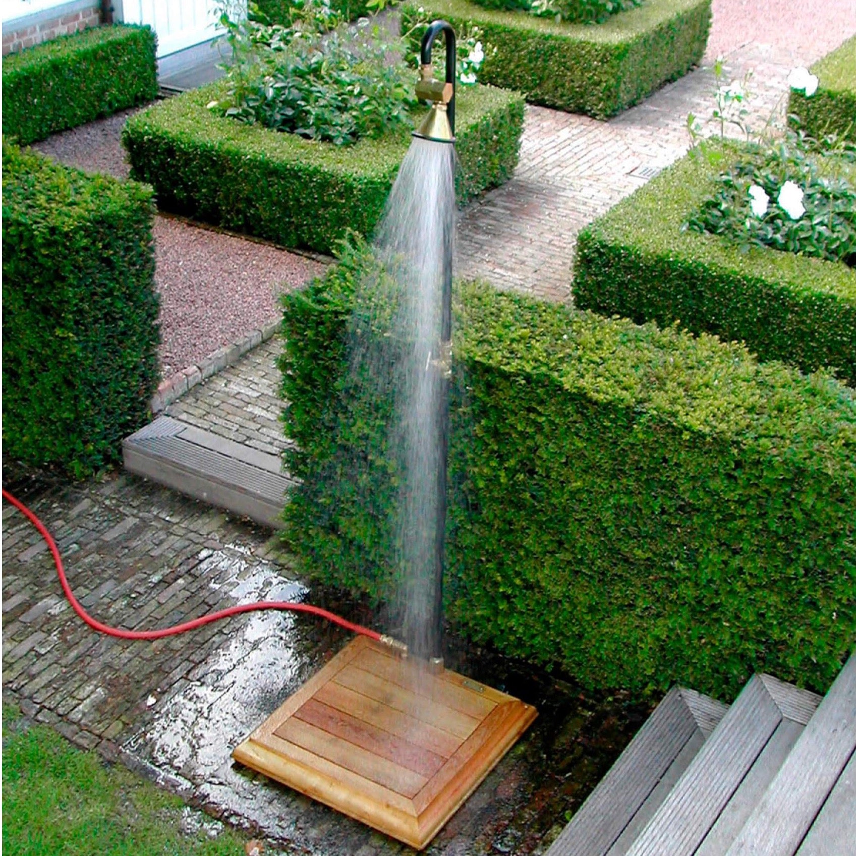 Outdoor Dusche Tradewinds Show mit Messing Duschkopf.