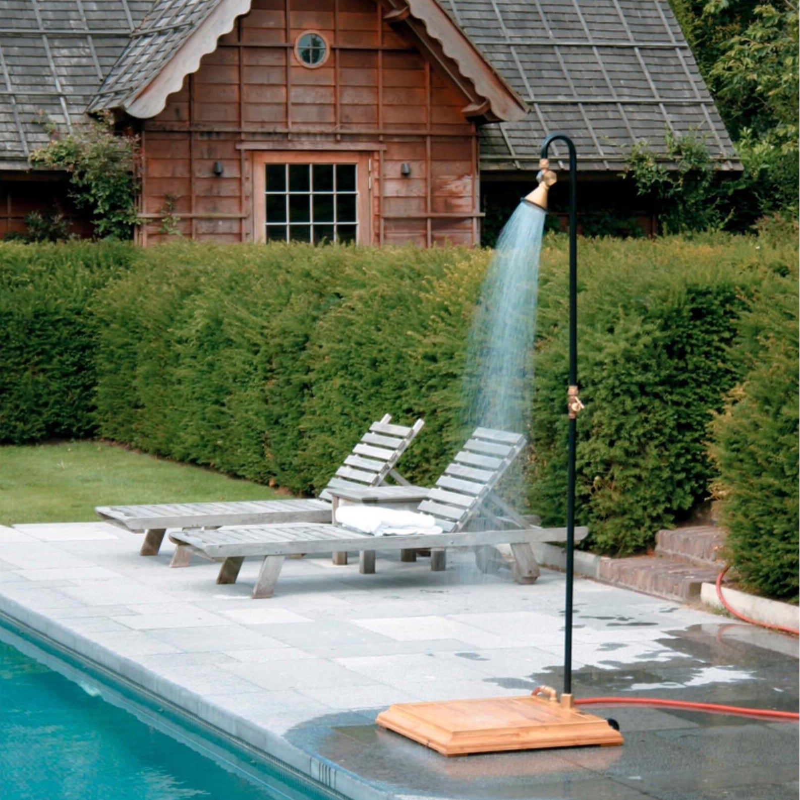 Mobile Gartendusche Show 70x70x220cm