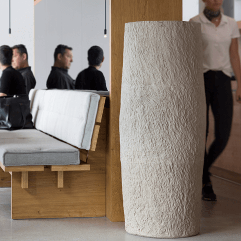 Atelier Vierkant Gefäß MLS in weiss