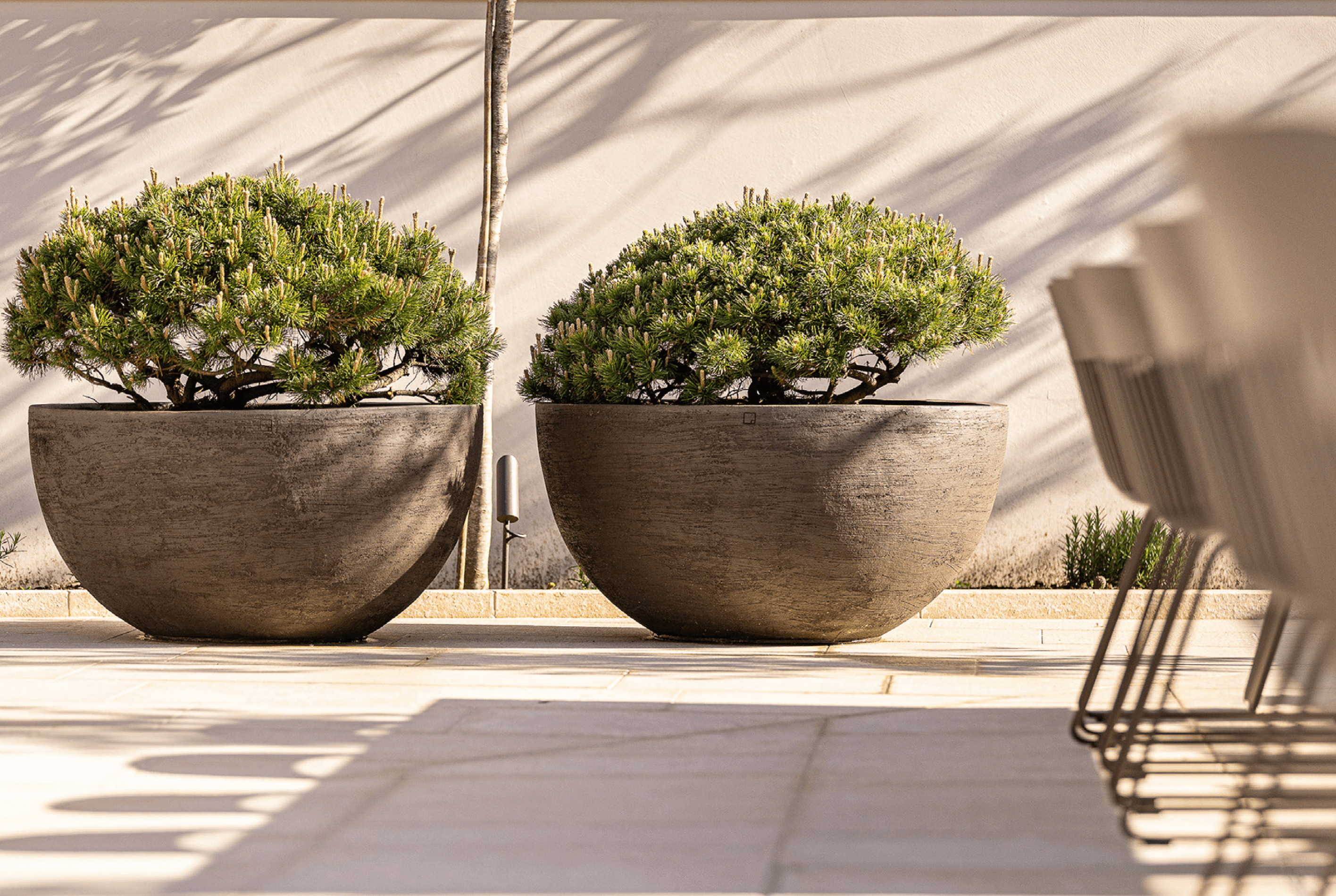 Runde Pflanzöffnung des Keramik Pflanzgefäßes U12065 von Atelier Vierkant