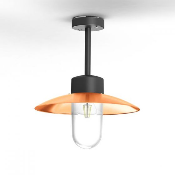 Roger Pradier BELCOUR Deckenleuchte kupfer