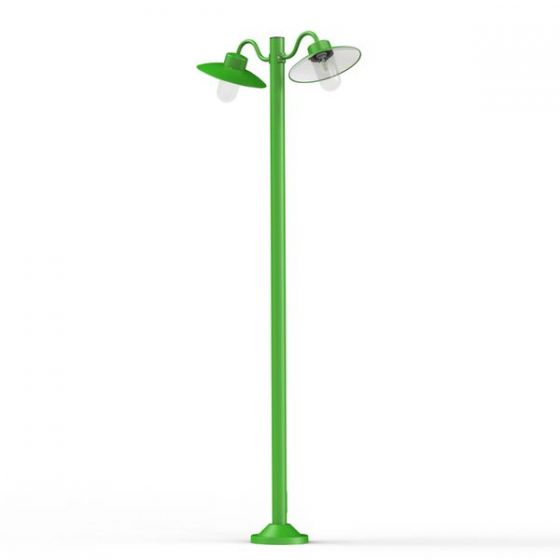 Roger Pradier BELCOUR Stehleuchte mit 2 Lampen gelbgrün