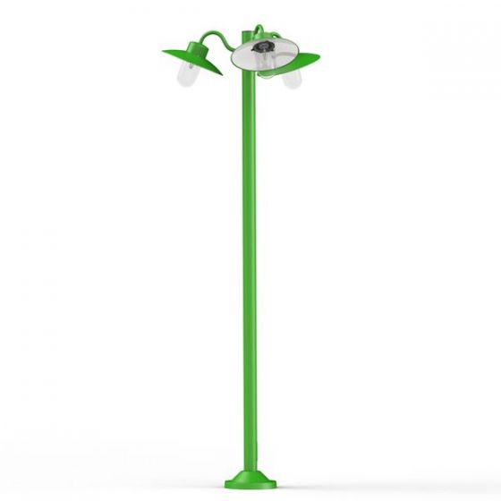 Roger Pradier BELCOUR Stehleuchte mit 3 Lampen gelbgrün