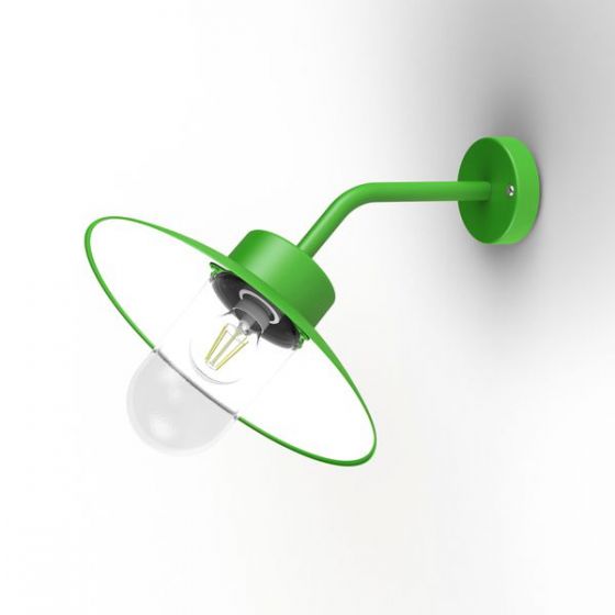 Roger Pradier BELCOUR Wandleuchte gelbgrün