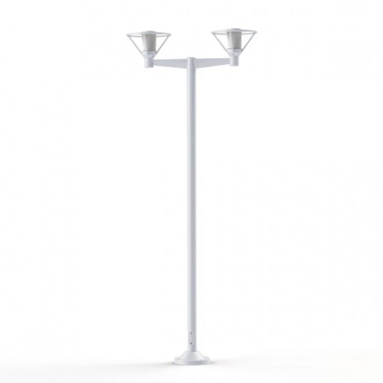 Roger Pradier BERMUDE Stehleuchte mit 2 Lampen weiß