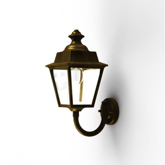 Roger Pradier CHENONCEAU Wandleuchte aufrecht gold