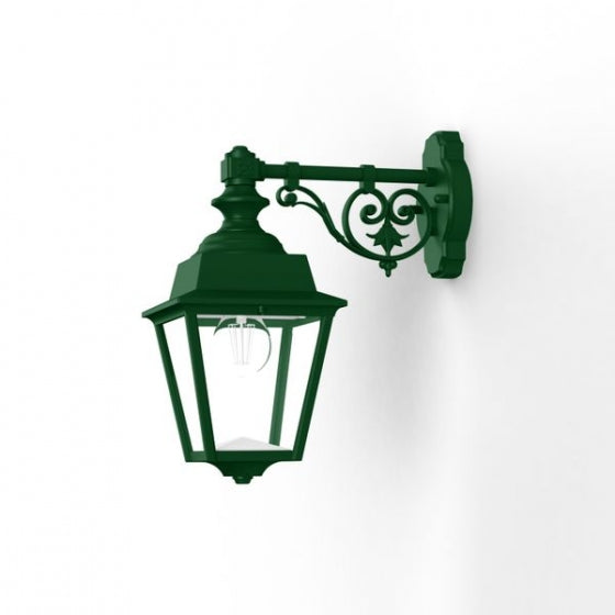 Roger Pradier CHENONCEAU Wandleuchte hängend Tannengrün