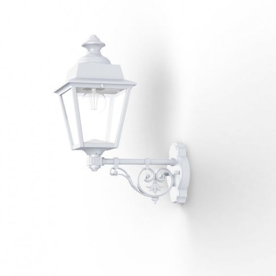 Roger Pradier CHENONCEAU Wandleuchte aufrecht weiß