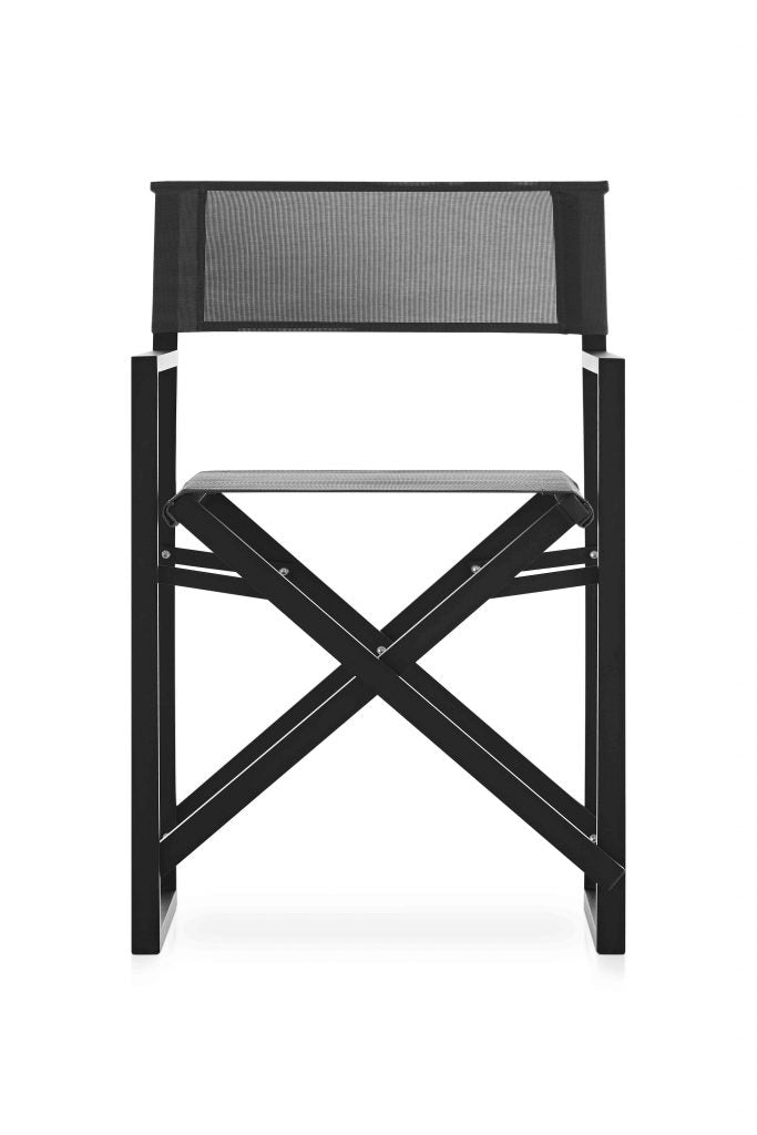 Gandia Blasco Clack! Folding Chair in schwarz, Frontansicht