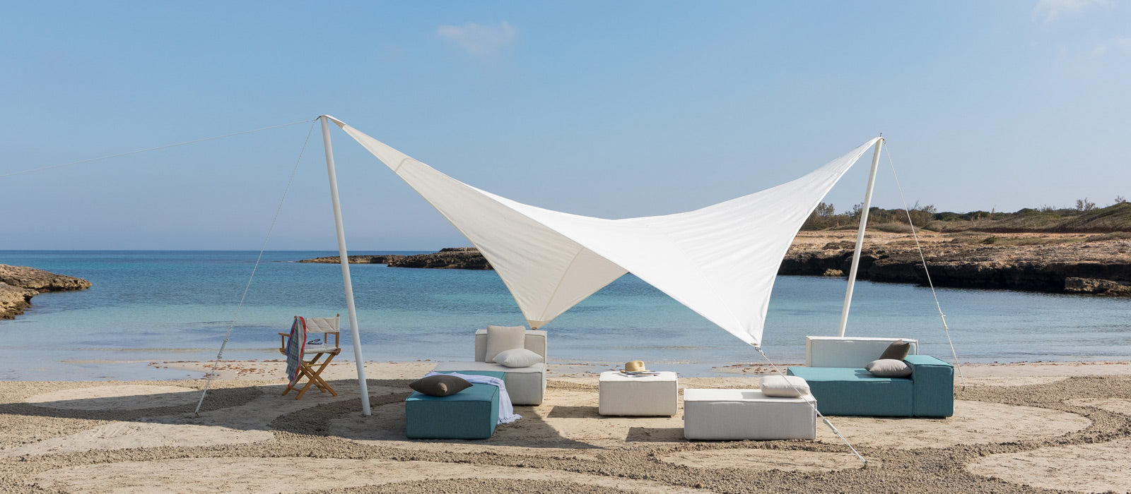 Unopiu Manta Segel 500x500 cm