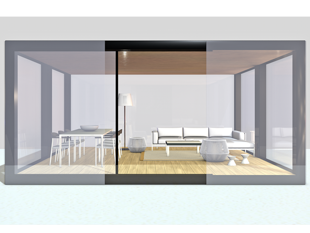 Cuibi 6 Design Glashaus