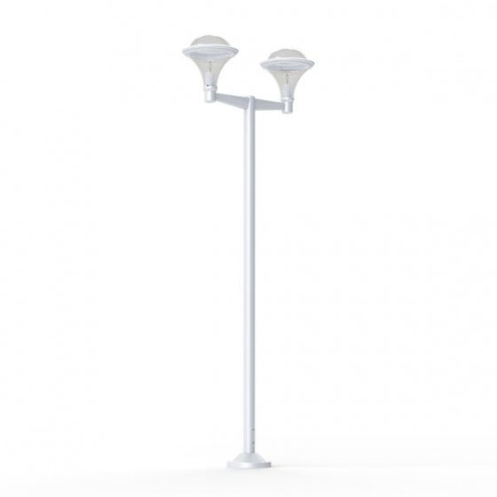 Roger Pradier DALLAS Stehleuchte mit 2 Lampen weiß