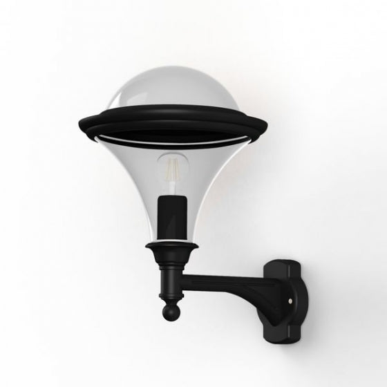 Roger Pradier DALLAS Wandleuchte aufrecht tiefschwarz